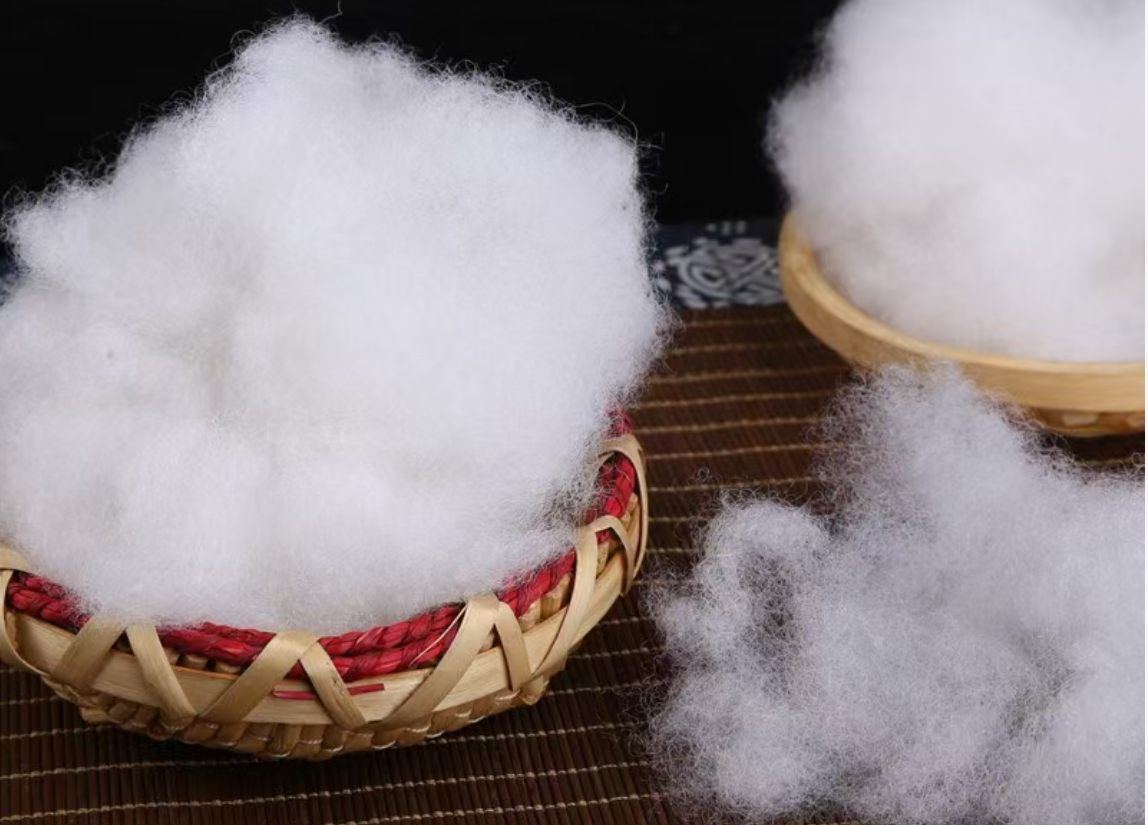 PP cotton filling used for value silk mask samples